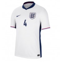 England Declan Rice #4 Replica Home Shirt Euro 2024 Short Sleeve